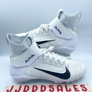 Nike Alpha Menace Elite 2 D P Football Cleats White CI1530-100 Men’s Sizes NEW